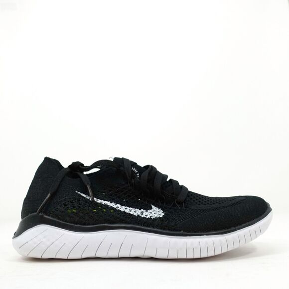 Nike Free RN Flyknit 2018 Running Shoes Black White 942839-001